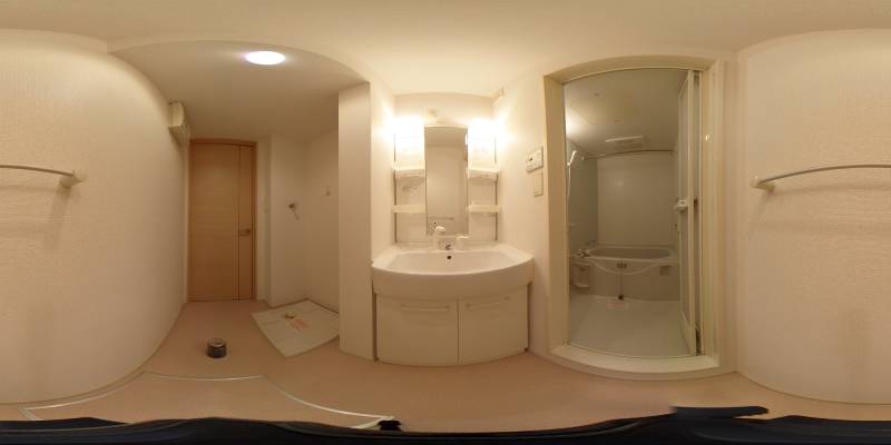 パノラマ画像洗面所
