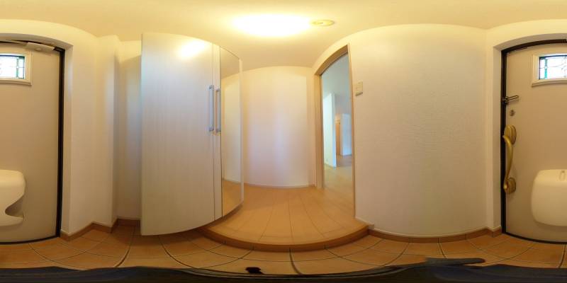 パノラマ画像玄関