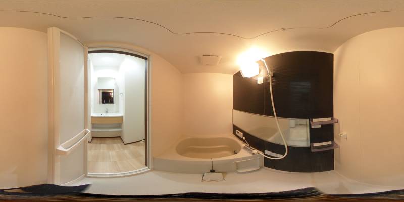 パノラマ画像バスルーム