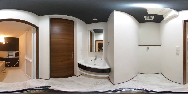 パノラマ画像洗面所