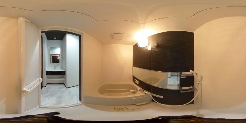 パノラマ画像バスルーム