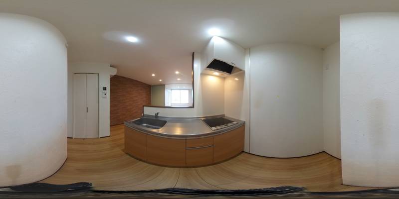 パノラマ画像キッチン