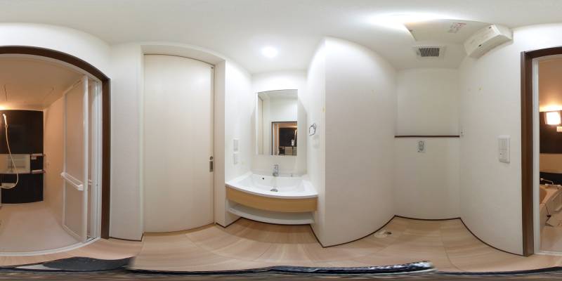 パノラマ画像洗面所