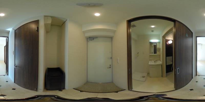 パノラマ画像玄関