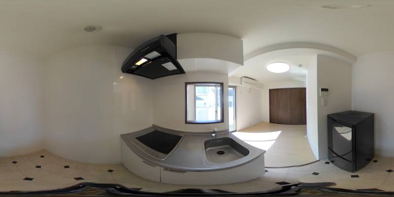 パノラマ画像キッチン