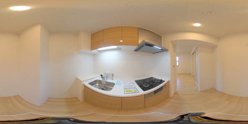 パノラマ画像キッチン