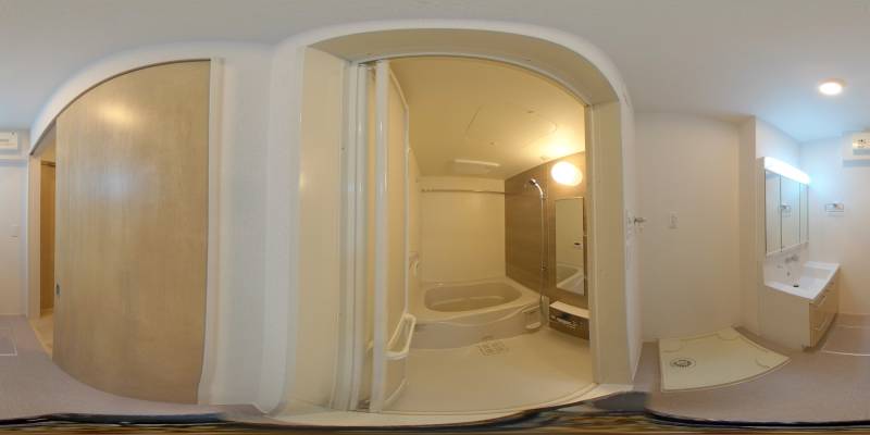 パノラマ画像バスルーム