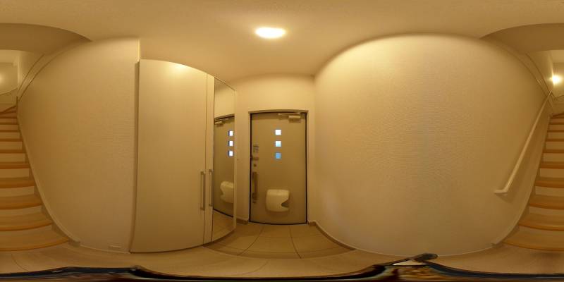 パノラマ画像玄関