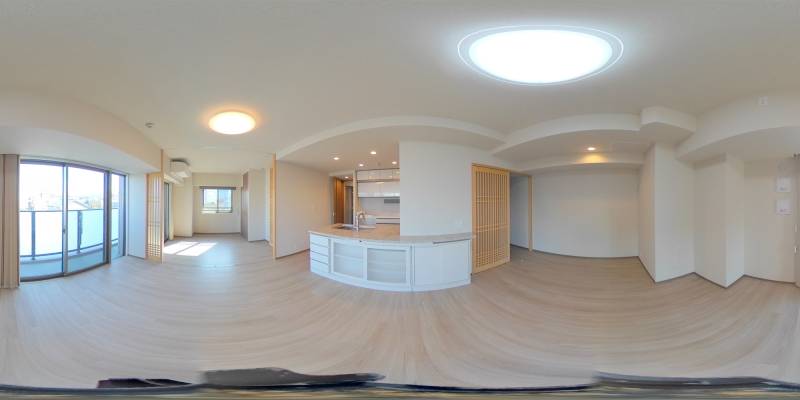 パノラマ画像リビング