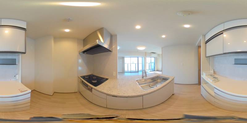 パノラマ画像キッチン