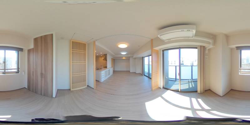 パノラマ画像洋室