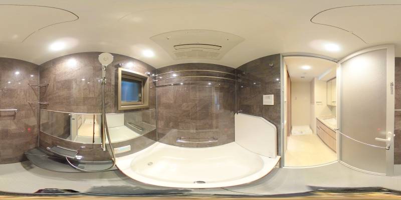 パノラマ画像バスルーム