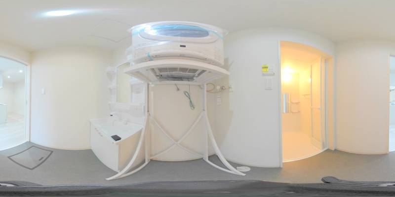 パノラマ画像洗面所