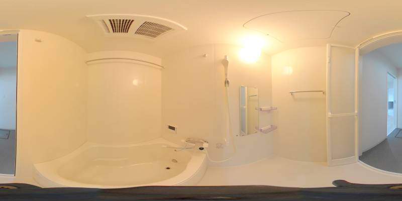 パノラマ画像バスルーム