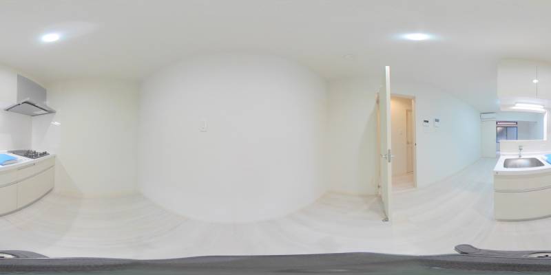 パノラマ画像キッチン