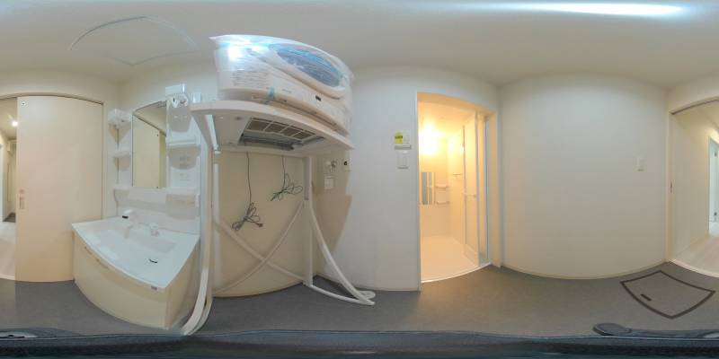 パノラマ画像洗面所