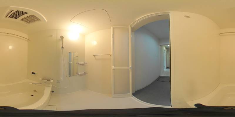 パノラマ画像バスルーム