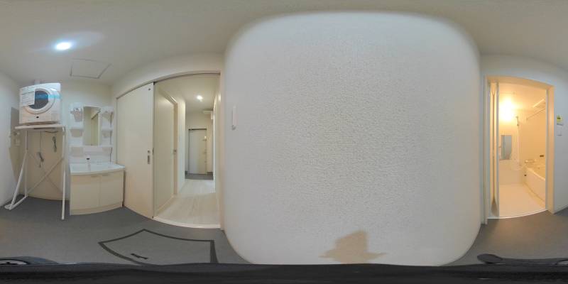 パノラマ画像洗面所