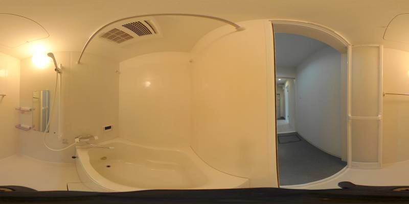 パノラマ画像バスルーム