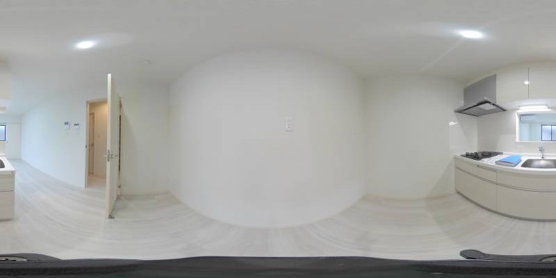 パノラマ画像キッチン