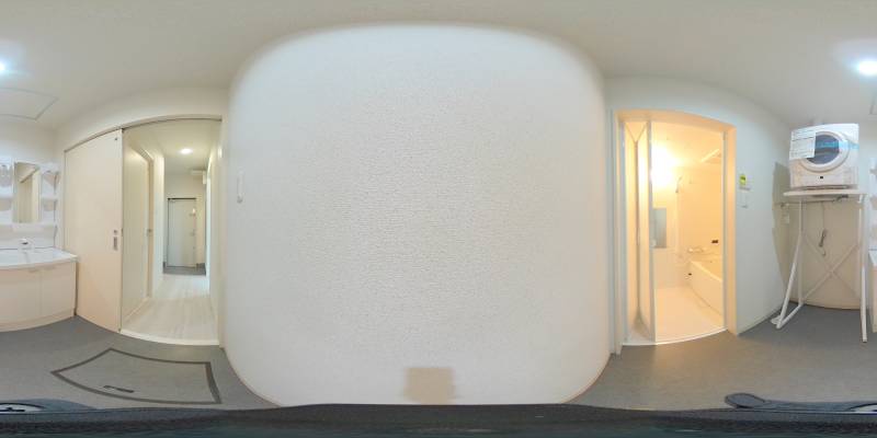 パノラマ画像洗面所