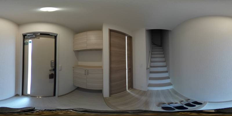 パノラマ画像玄関