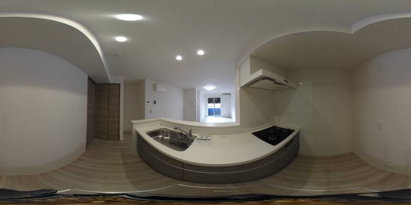 パノラマ画像キッチン