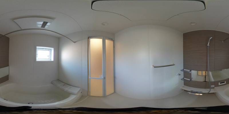 パノラマ画像バスルーム