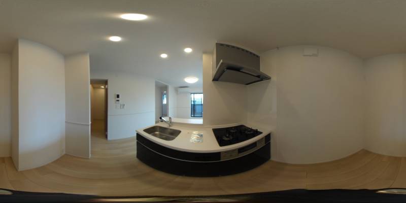 パノラマ画像キッチン