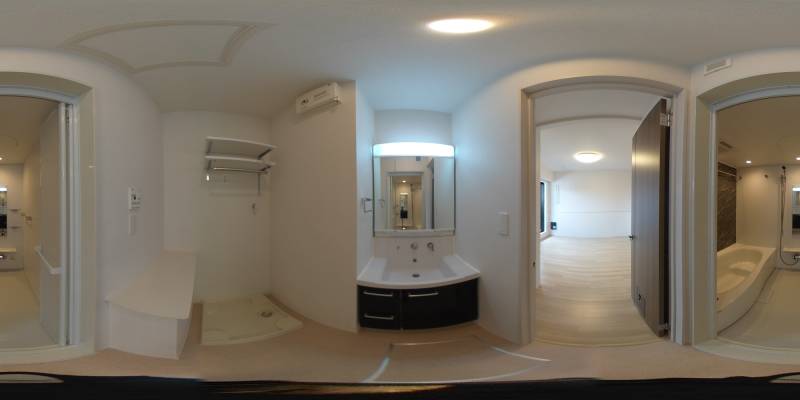 パノラマ画像洗面所