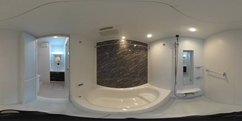 パノラマ画像バスルーム