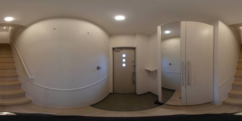 パノラマ画像玄関