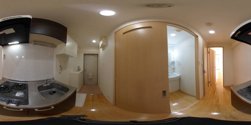 パノラマ画像キッチン