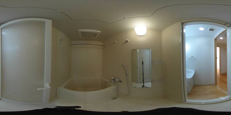 パノラマ画像バスルーム