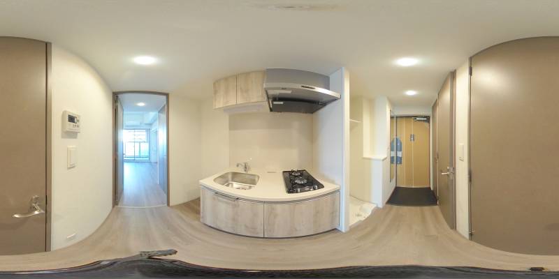 パノラマ画像キッチン