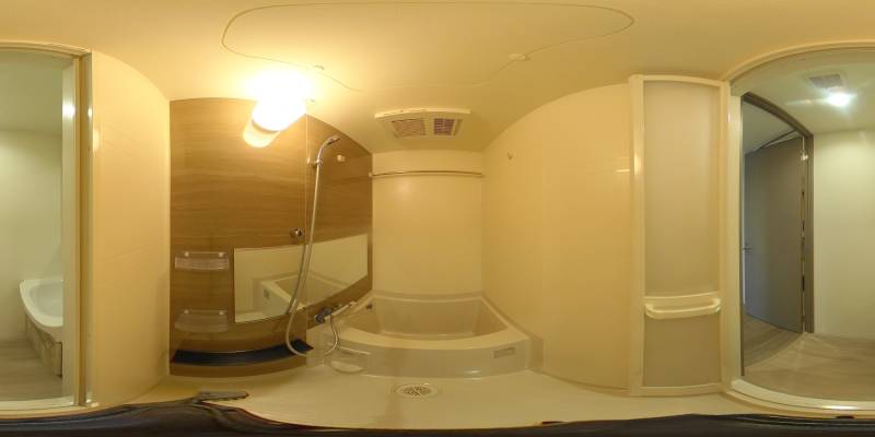 パノラマ画像バスルーム