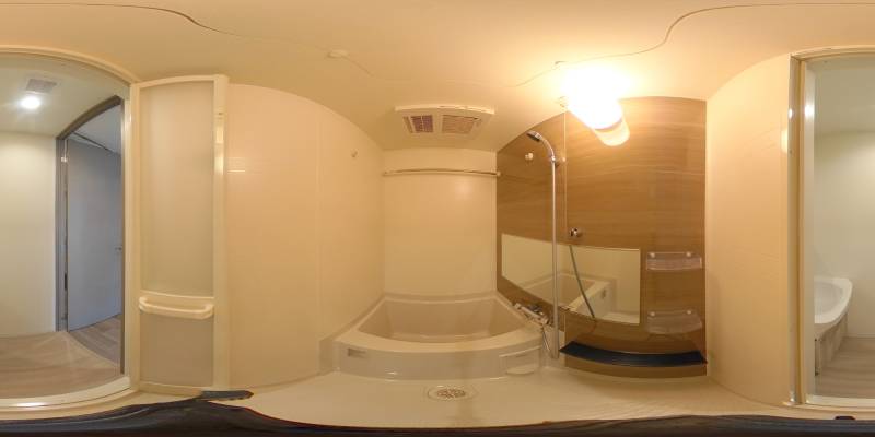 パノラマ画像バスルーム