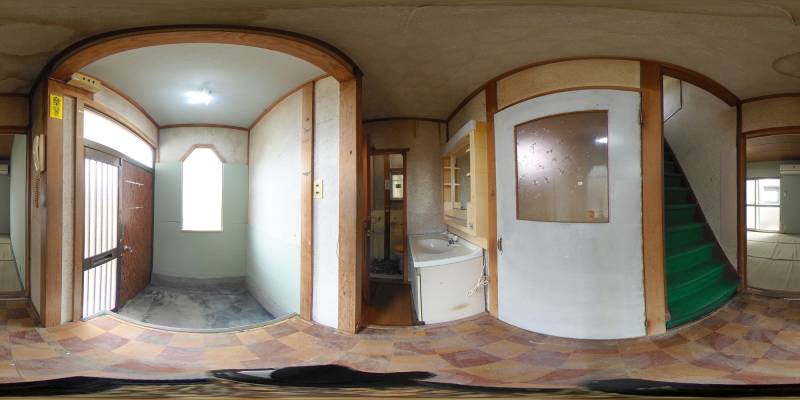 パノラマ画像玄関