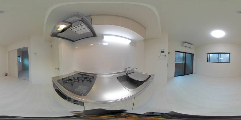 パノラマ画像キッチン