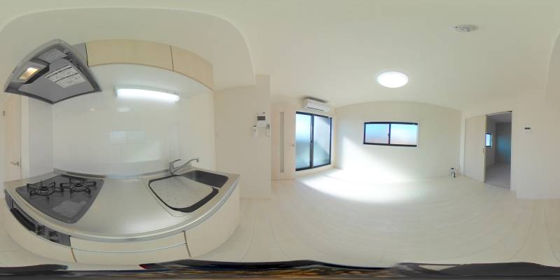 パノラマ画像キッチン