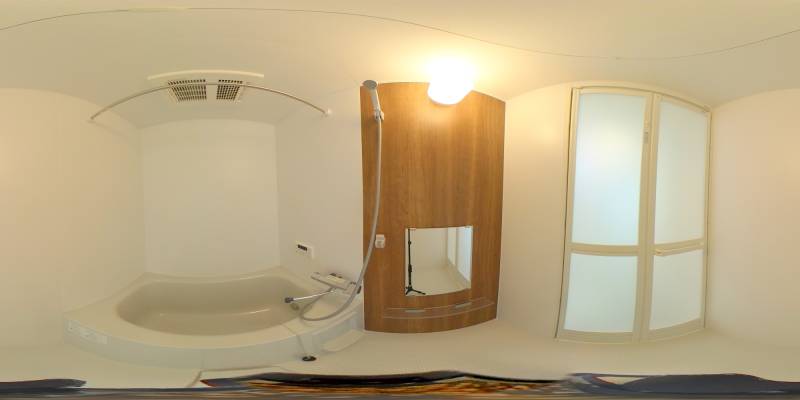 パノラマ画像バスルーム