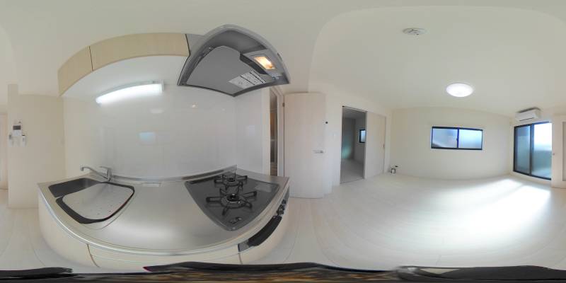 パノラマ画像キッチン