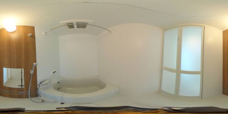 パノラマ画像バスルーム