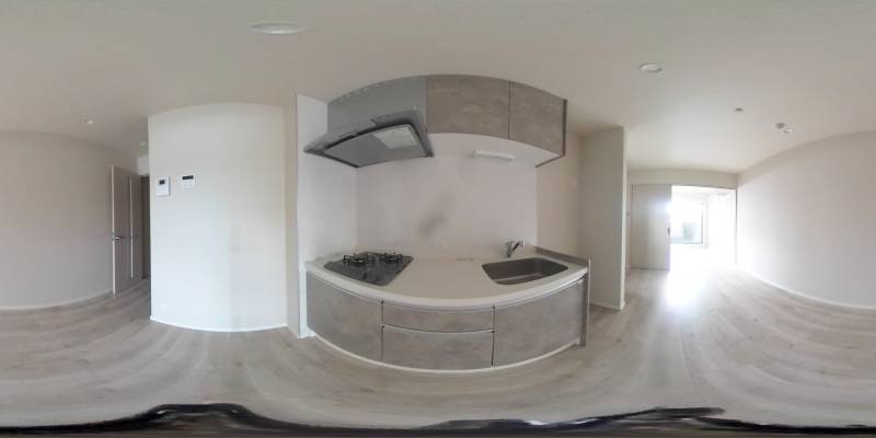 パノラマ画像キッチン