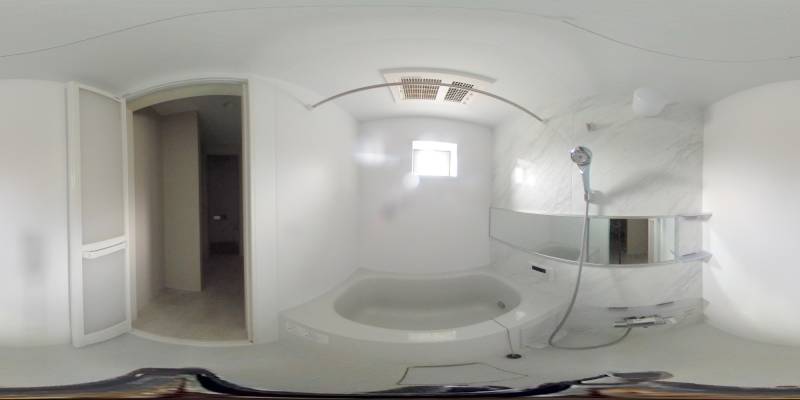 パノラマ画像バスルーム