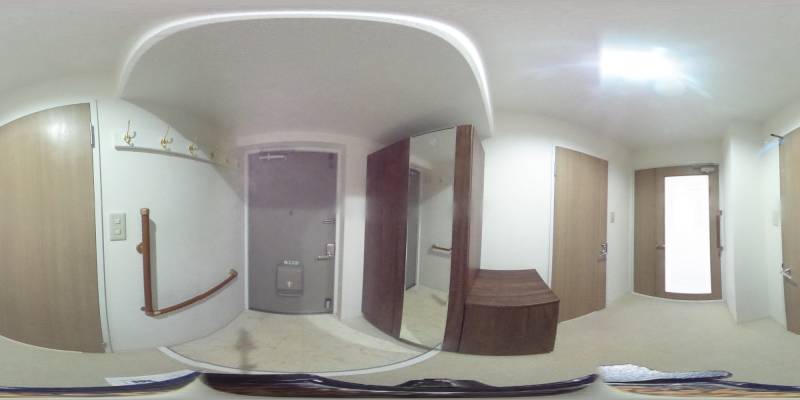 パノラマ画像玄関