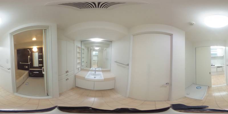 パノラマ画像洗面所