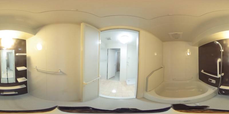 パノラマ画像バスルーム