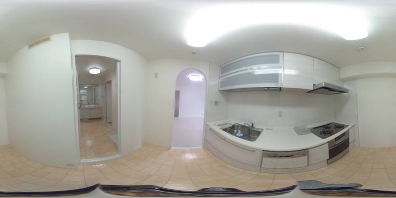 パノラマ画像キッチン