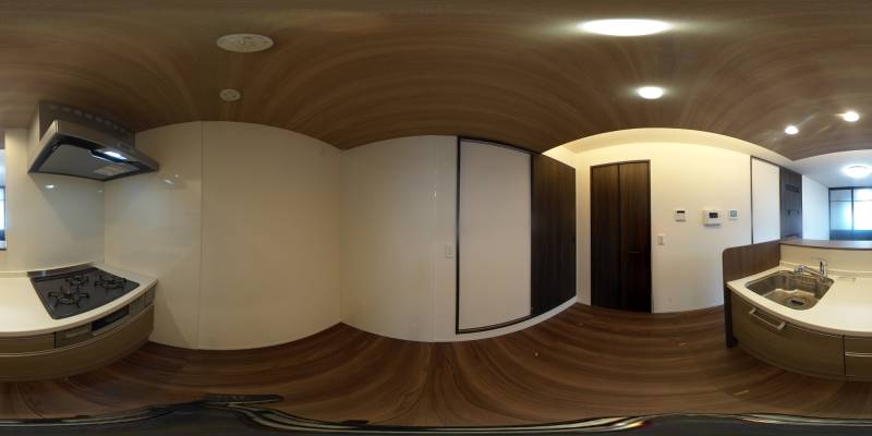 パノラマ画像キッチン